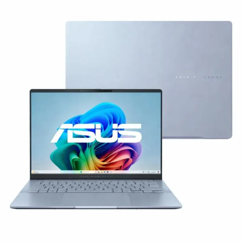 Notebook ASUS Vivobook S 14 S5406SA Copilot+ PC Intel Core Ultra 7 256 V 16GB RAM 512GB SSD Windows 11 Home 14" OLED Mist Blue QD299W
