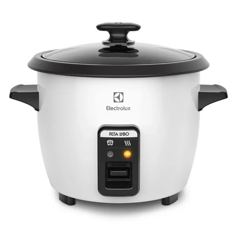 Panela de Arroz Elétrica Electrolux por Rita Lobo 1,3L Branca Efficient (RCB50)