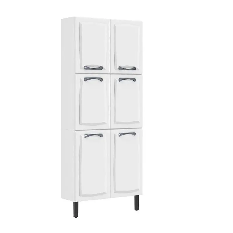 Paneleiro 6 Portas em Aço Branco New Premium Itatiaia