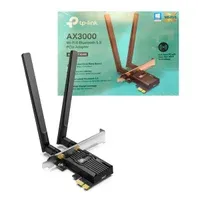 Placa De Rede Tp-Link, Adaptador Wifi 6 + Bluetooth 5.2 Pcie, Ax3000, Archer Tx55e