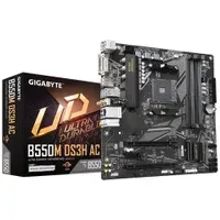 Placa Mãe Gigabyte B550m Ds3h Ac Am4 Ddr4 3200mhz Matx Wi-Fi Hdmi Dvi-D Usb 3.2
