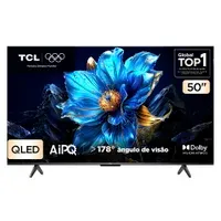Smart Tv Tcl 50 Polegadas Qled 4k P7k Wifi Bluetooth Google Tv Hdr10+ Dolby Atmos Dolby Vision 50p7k
