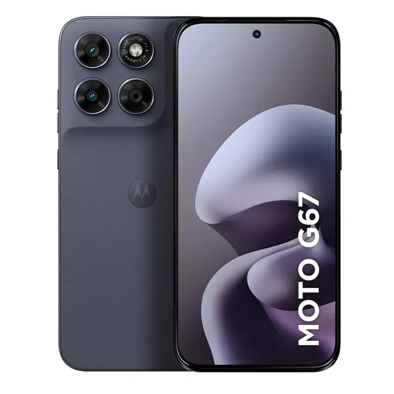 Smartphone Motorola Moto G67 5G Cinza. 256GB. 4GB RAM e Câmera 50MP Sony LYTIA™ 600