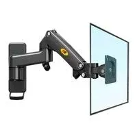 Suporte De Parede Articulado Para Monitor De 17" A 35" North Bayou, Ajustes Com Pistão A Gás, Preto - F150 Nb