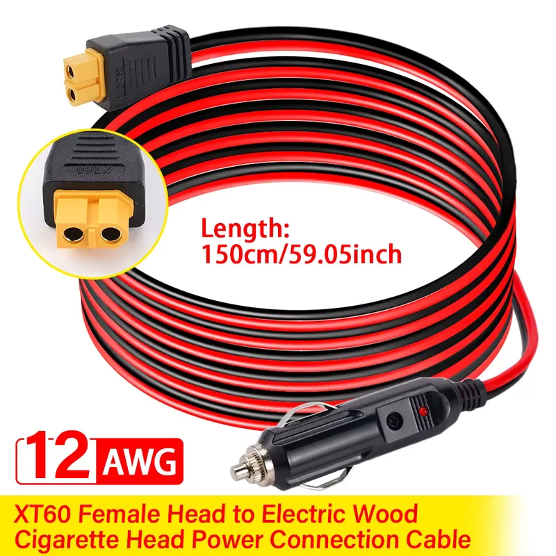 Anker Cabo XT60 1.5m 12AWG para Isqueiro de Carro 30A