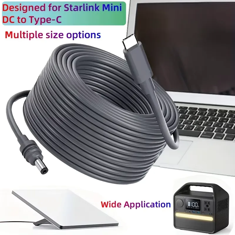 Anker Starlink Mini Cabo USB-C para Adaptador AC – 18AWG
