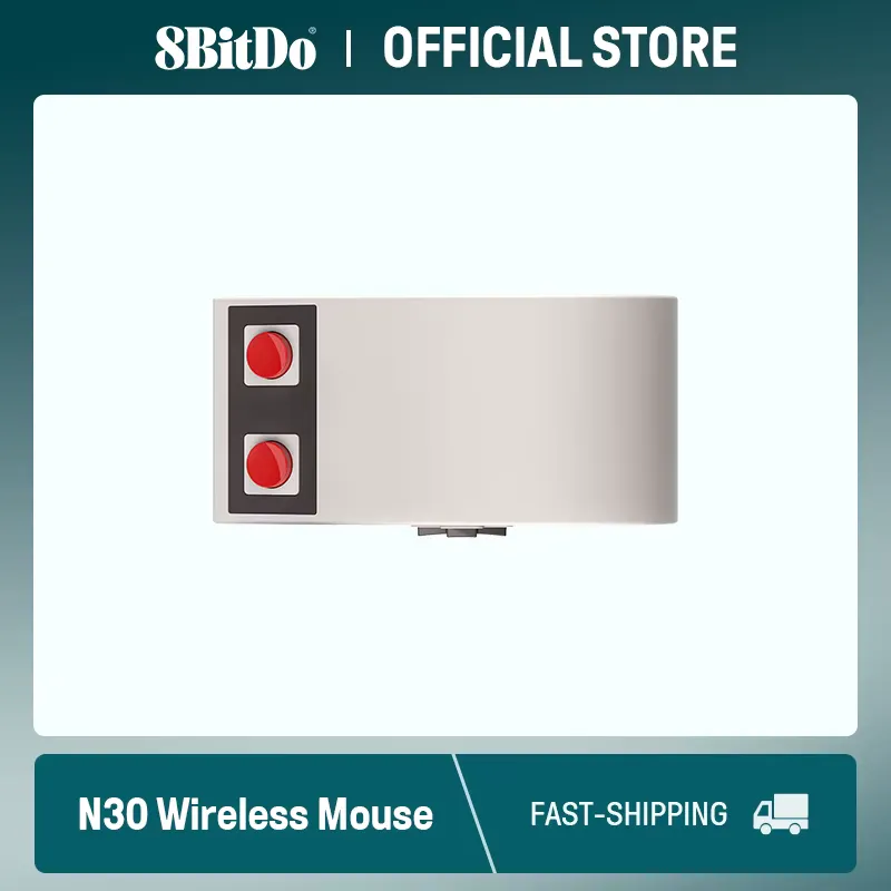 8bitdo Mouse sem fio N30 com D‑pad e painel de toque 3D