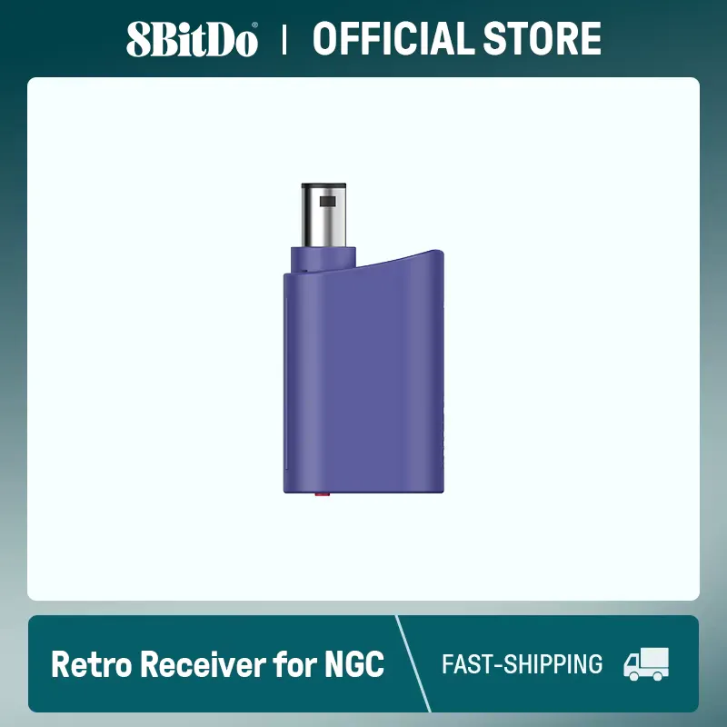 8bitdo Receptor Retro Bluetooth NGC, Wii, PC – Xbox, Switch, PS5