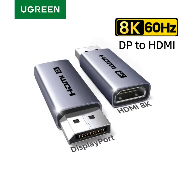 Ugreen Adaptador DisplayPort HDMI 8K 60Hz