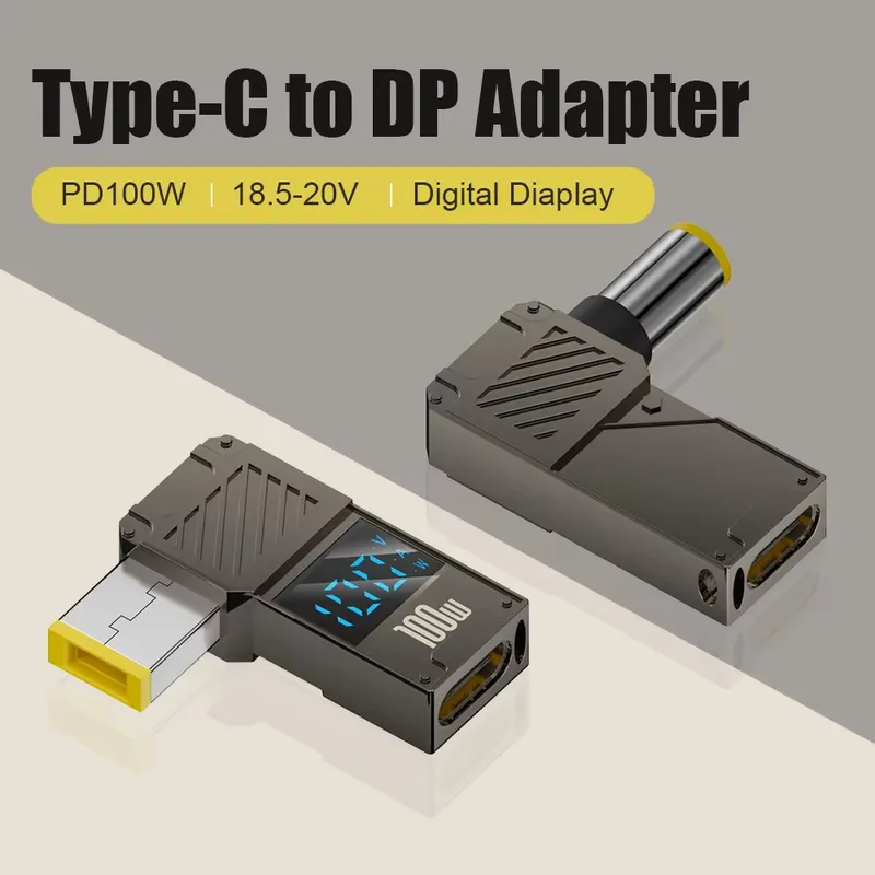 Lenovo Adaptador USB-C para DC 100W - Carregamento Rápido
