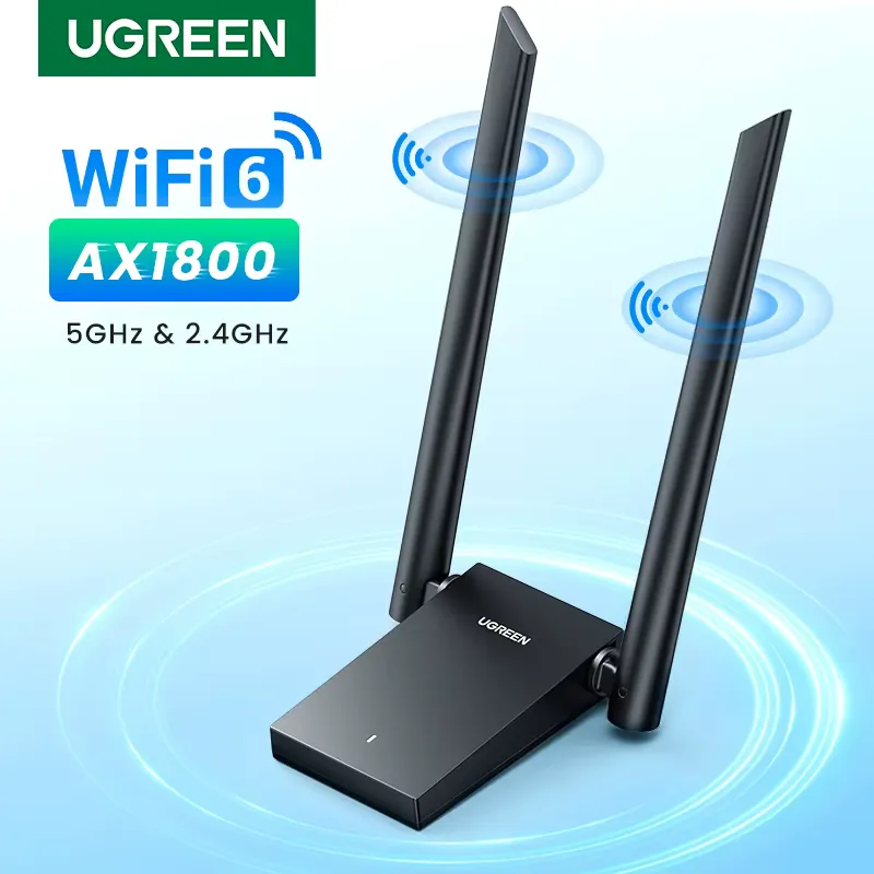 Ugreen Adaptador USB WiFi AX1800 Dual Band 5G