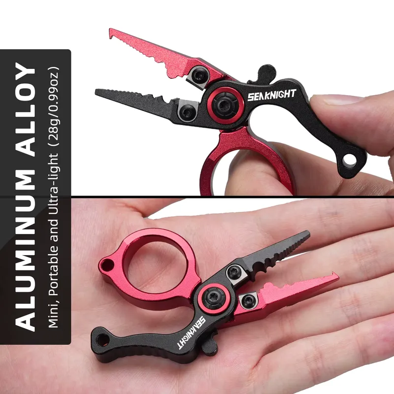 SeakNight Alicate de Pesca Mini com Lâmina Tungstênio