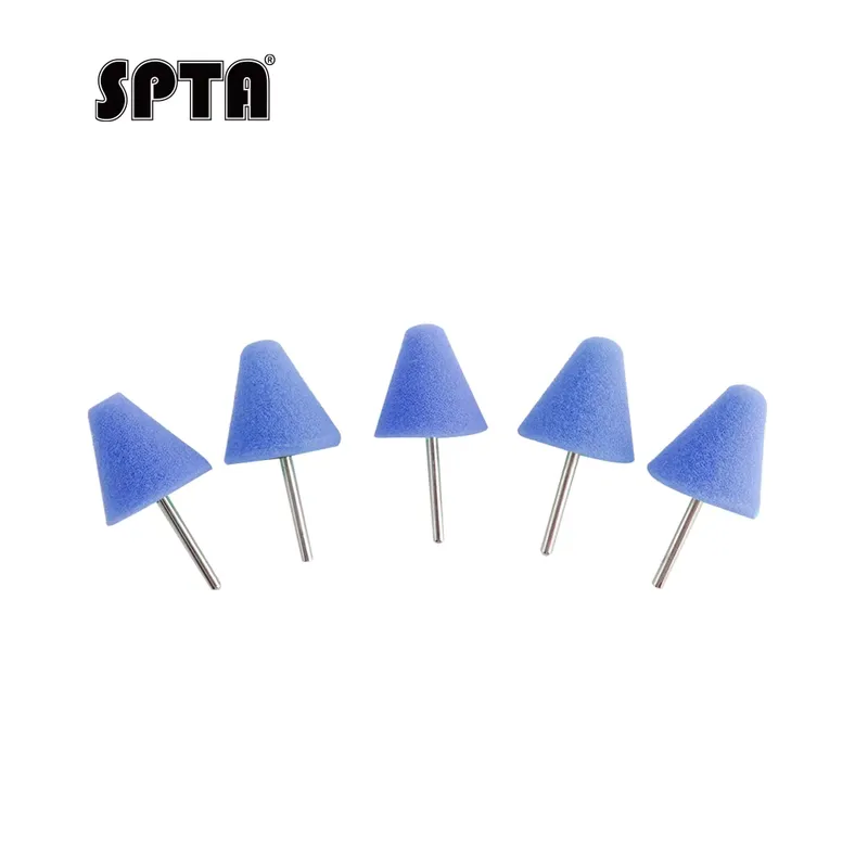 SPTA Almofadas de Polimento Cone Flexível Azul 5 Unidades