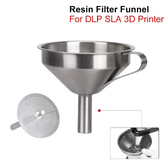 ANYCUBIC Funil de Filtro de Resina para Impressora 3D – Aço Inox