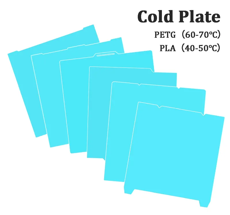 ANYCUBIC Placa Fria Glacier para Bambu Lab, Kobra S1 e Outros
