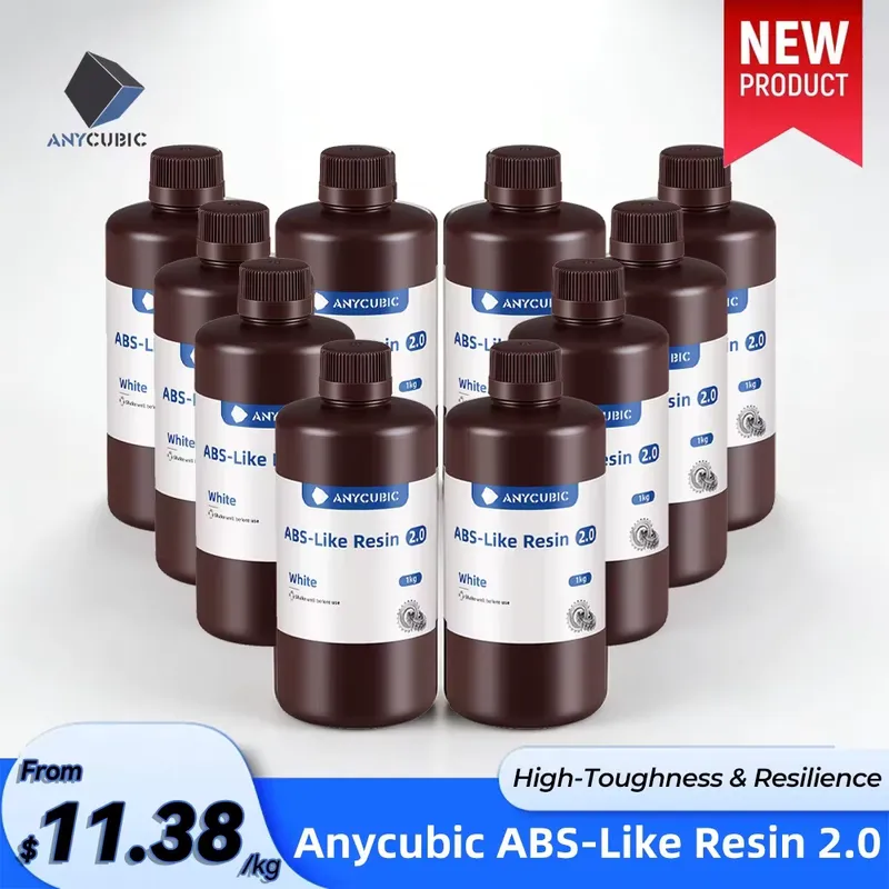 ANYCUBIC Resina 3D 10kg/20kg – Alta Precisão e Cura Rápida