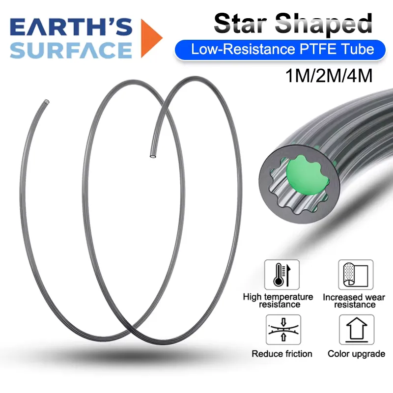 ANYCUBIC Tubo PTFE Star 4mm – Baixa Resistência e Alta Temp