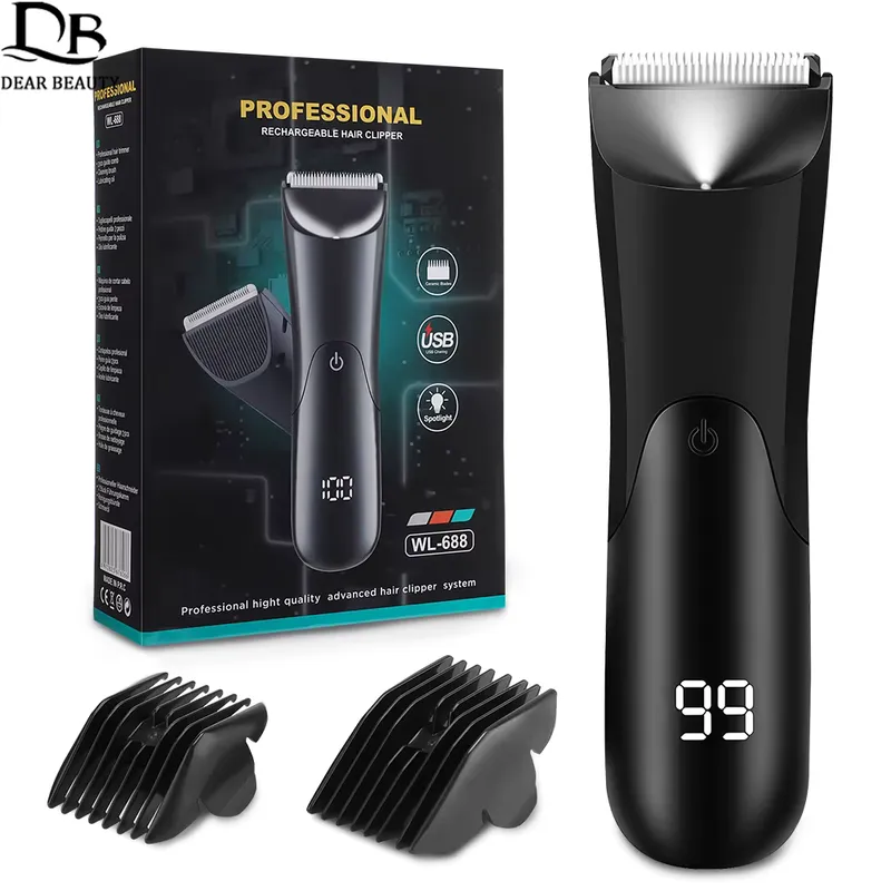 Aparador de Virilha Profissional Elétrico para Homens - R$54,21