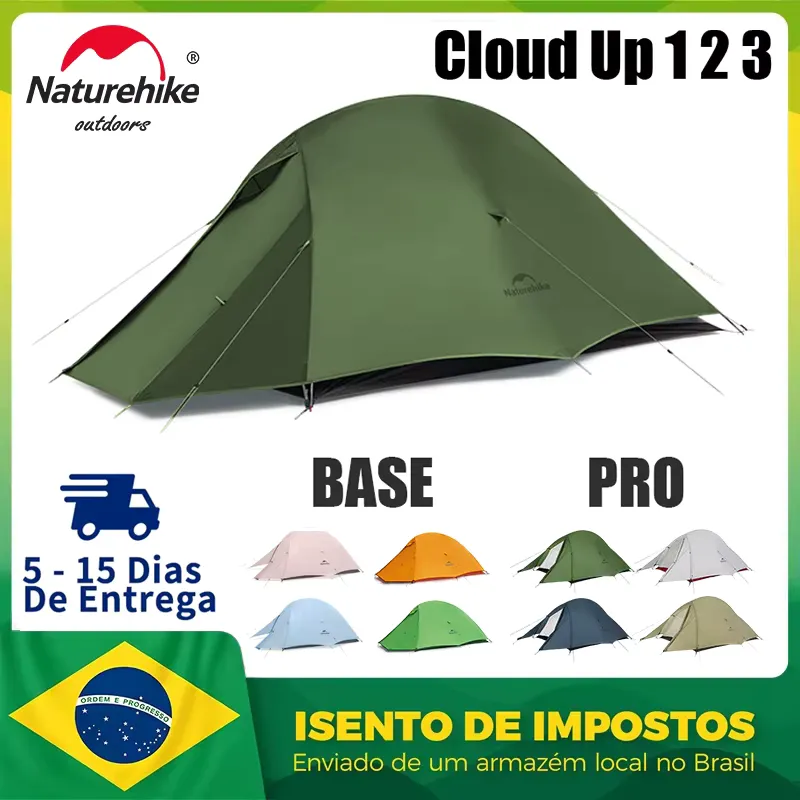 Naturehike Barraca de Camping Ultraleve para 1 a 3 Pessoas