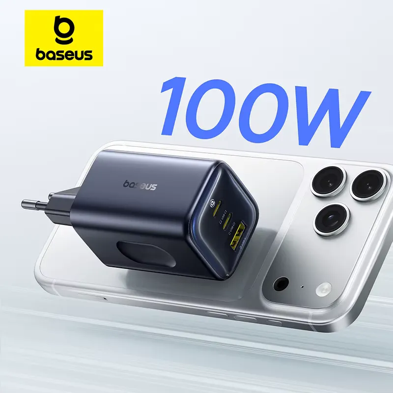 Baseus Carregador 100W GaN USB-C para iPhone e iPad