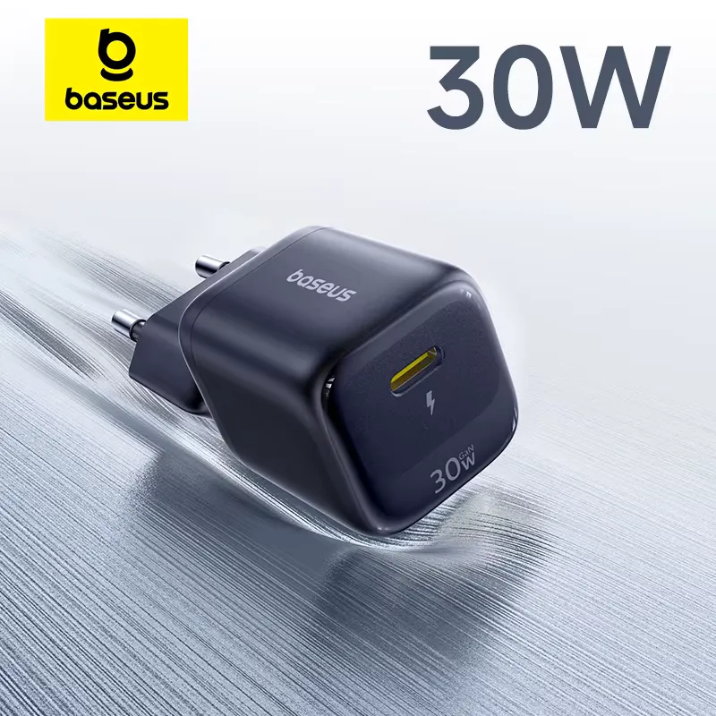 Baseus Carregador 30W USB-C PD3.0 Carregamento Rápido