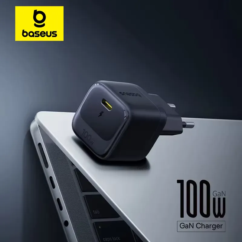 Baseus Carregador Rápido 100W USB-C GaN Mini