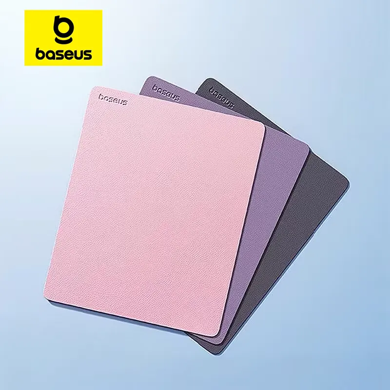 Baseus Mouse Pad Couro PU Antiderrapante 26x21cm
