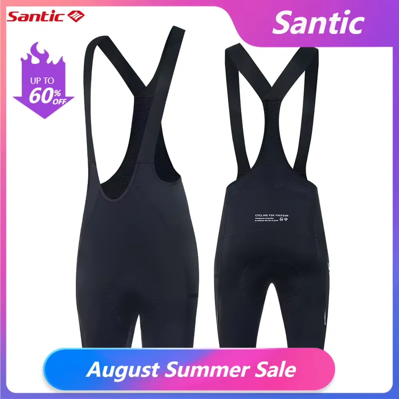 Santic Bermuda Ciclismo Masculina MTB com Almofada