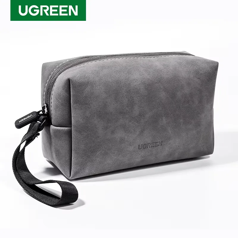 Ugreen Bolsa de Armazenamento em Couro para Acessórios