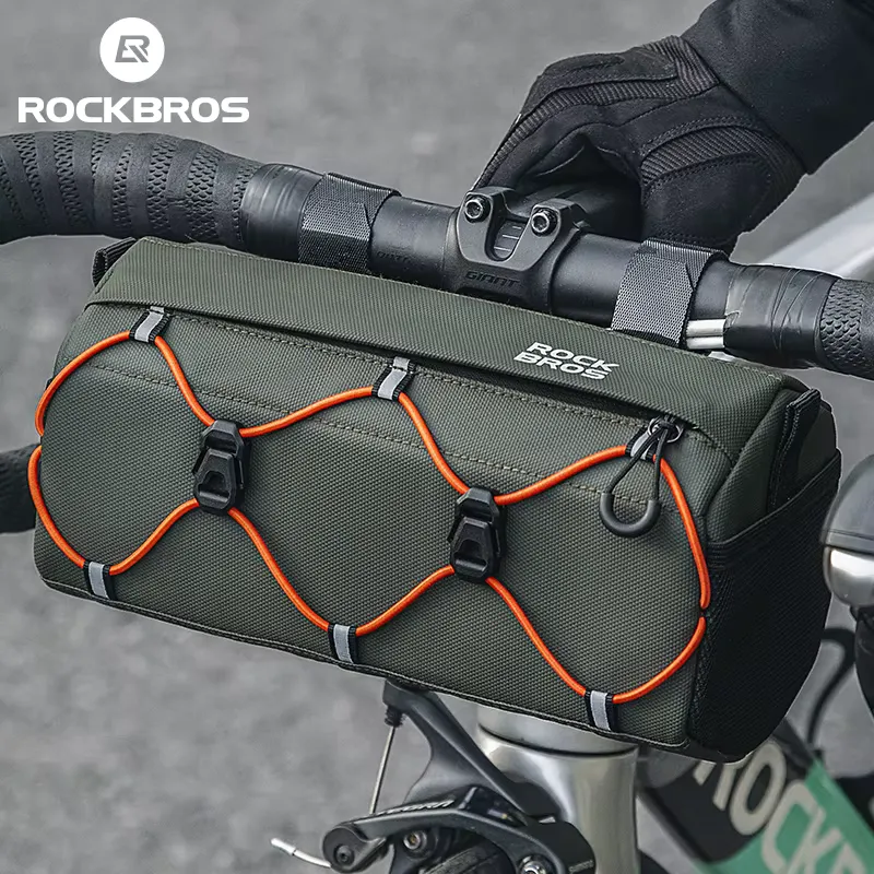 Rockbros Bolsa Guidão Bicicleta 2.2L à Prova d'Água