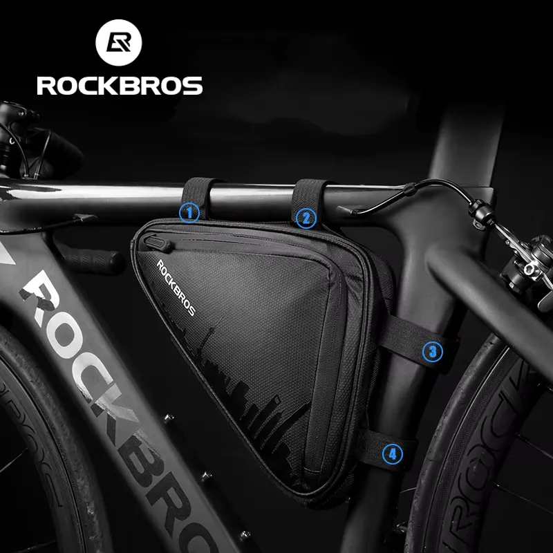 Rockbros Bolsa Triângulo para Quadro de Bicicleta