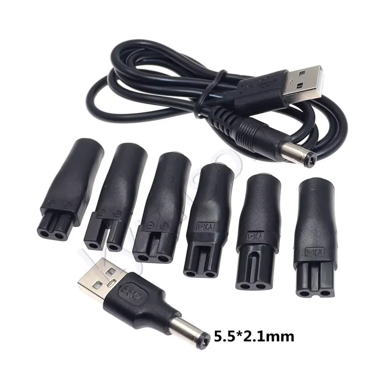 Cabo de Alimentação 5V 8 pcs – Compatível com Cortadores de Cabelo