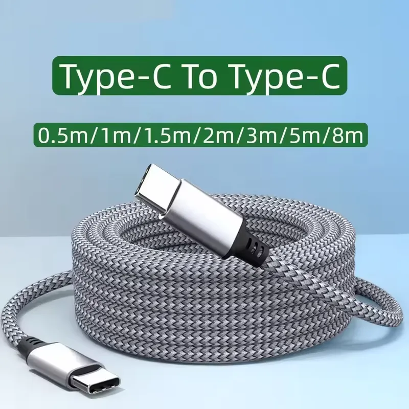 Xiaomi Cabo USB-C 60W Carregamento Rápido Trançado 1-8M