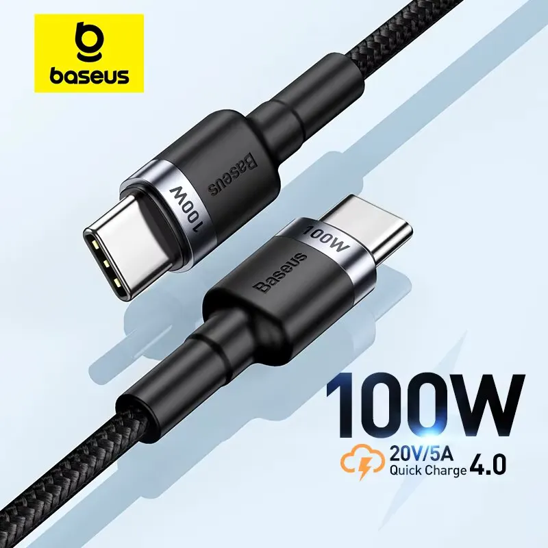 Xiaomi Baseus Cabo USB-C 100W - Carregamento Rápido