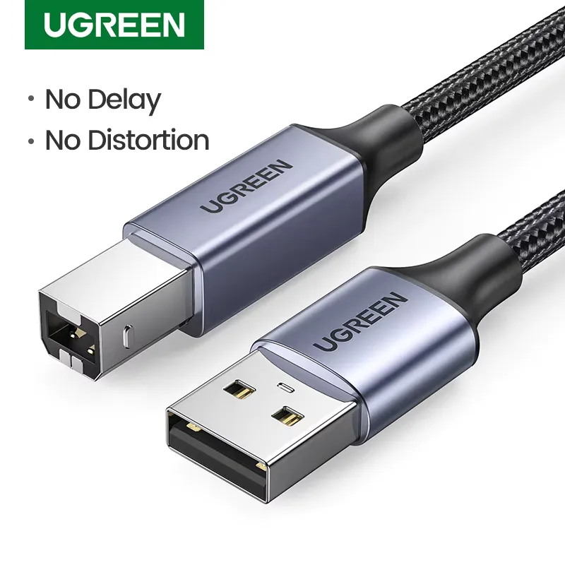 Ugreen Cabo USB Impressora Tipo B 2.0 - Canon, Epson, HP