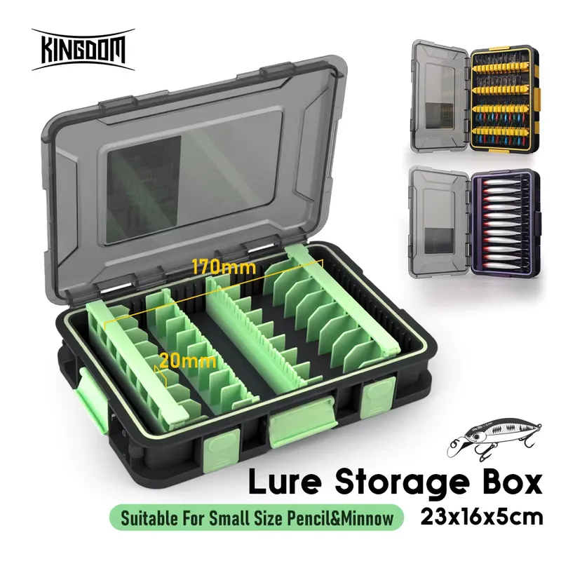 Kingdom Caixa Organizadora para Isca de Pesca 27x16cm