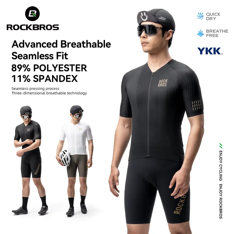Rockbros Camisa Ciclismo Manga Curta Respirável