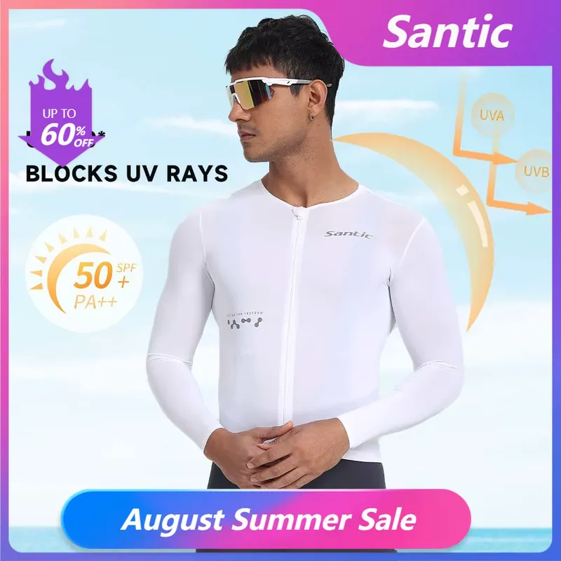 Santic Camisa de Ciclismo Masculina Manga Longa TM25C01182