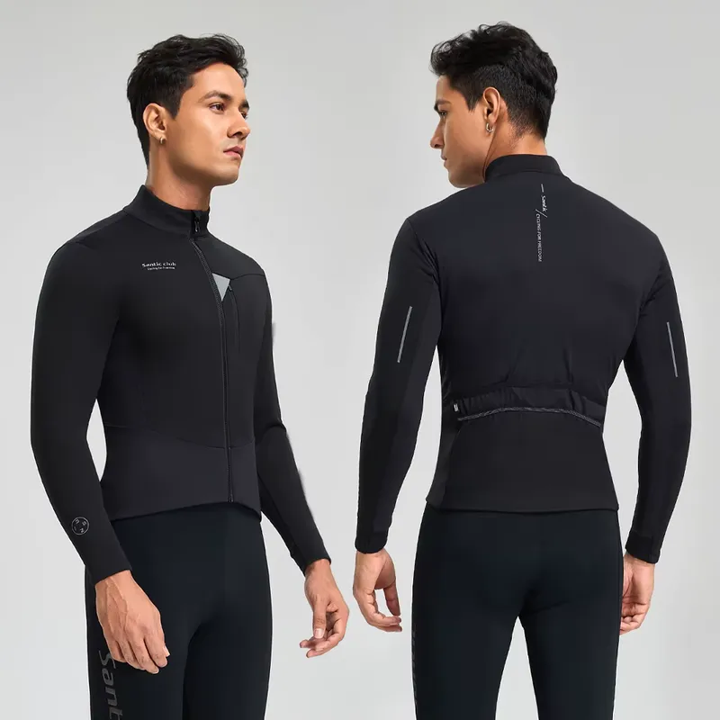 Santic Camisa Térmica Ciclismo Inverno Manga Longa