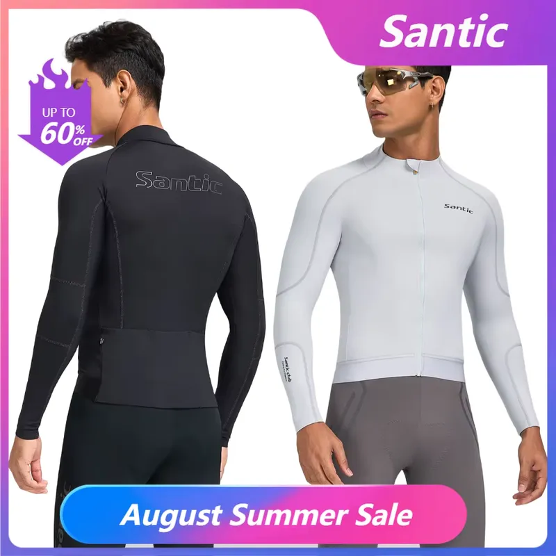 Santic Camisa Térmica Ciclismo Manga Longa Inverno
