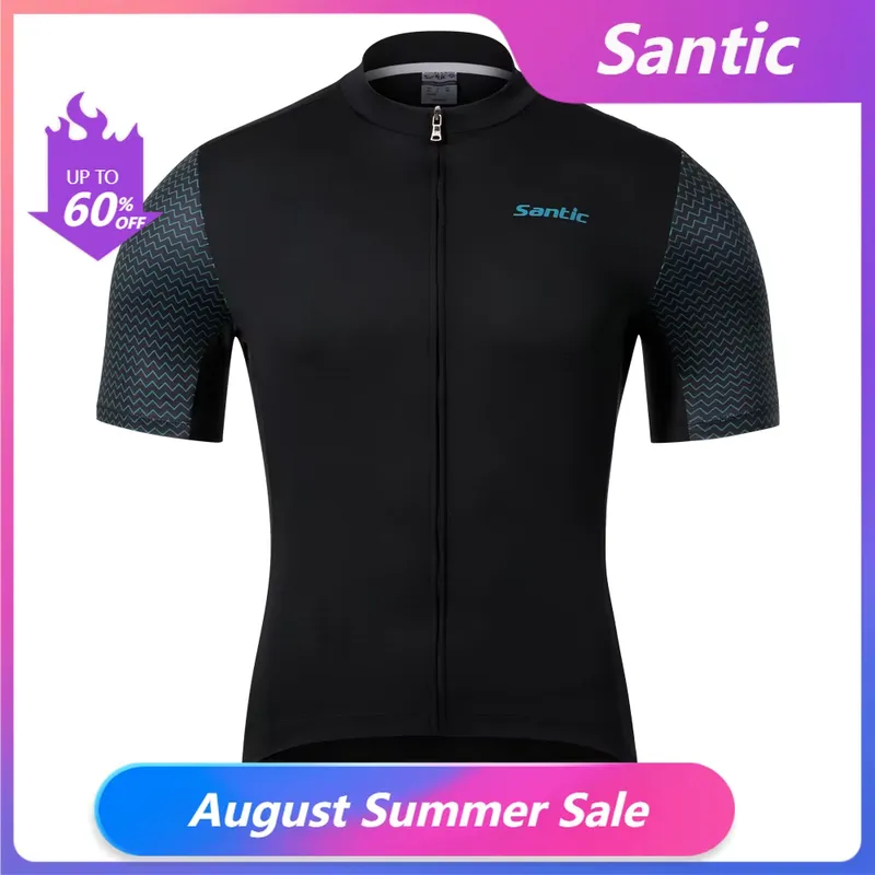 Santic Camiseta Ciclismo Masculina Verão Manga Curta