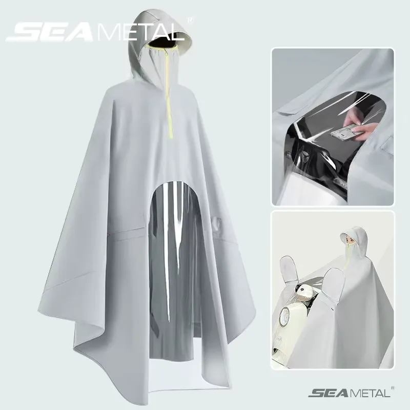 SEAMETAL Capa de Chuva Impermeável para Motocicleta