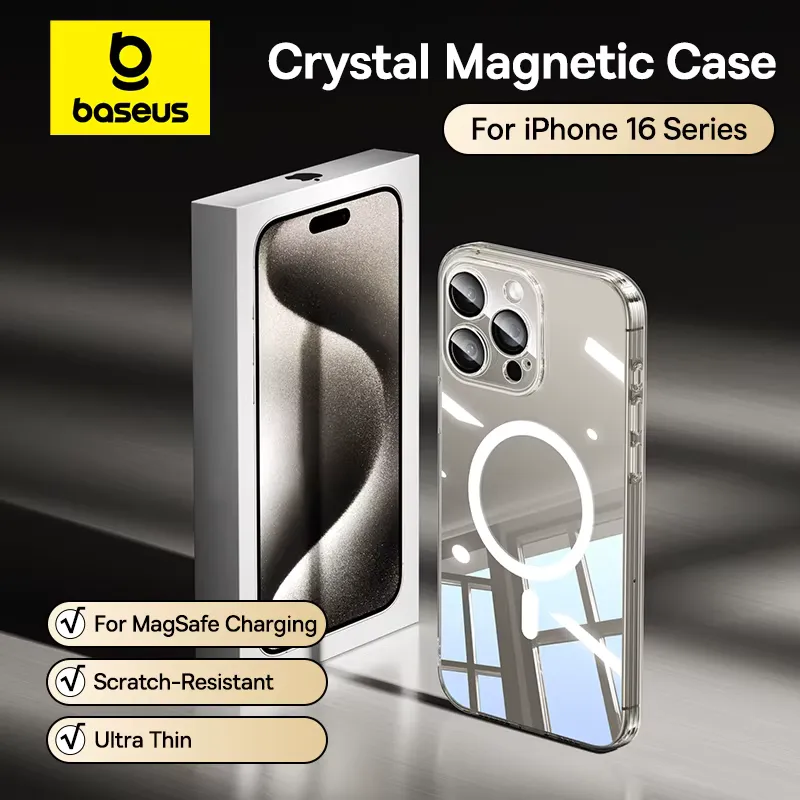 Baseus Capa Magnética MagSafe para iPhone 17 16 15 14