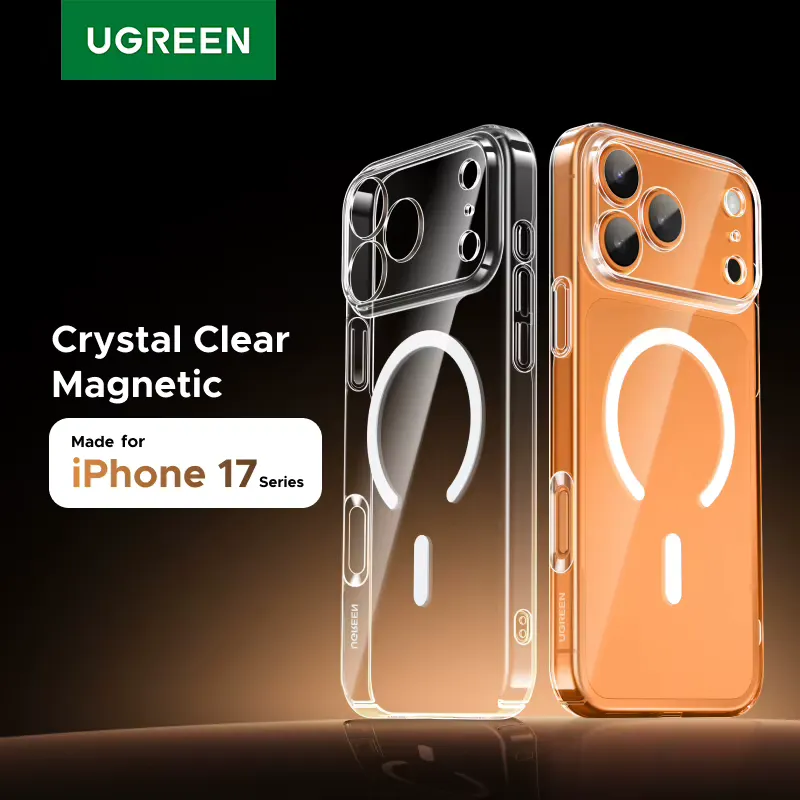 Ugreen Capa Magnética iPhone 18 17 16 15 com Magsafe