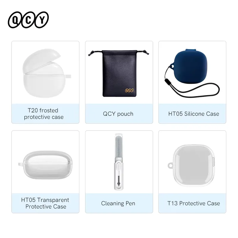QCY Capa Silicone Fone HT05 HT10 Melobuds Pro