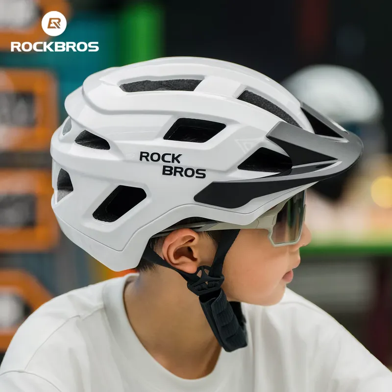 Rockbros Capacete de Ciclismo Adolescente Respirável MTB
