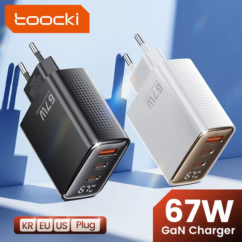 POCO Carregador 67W GaN com Display Digital