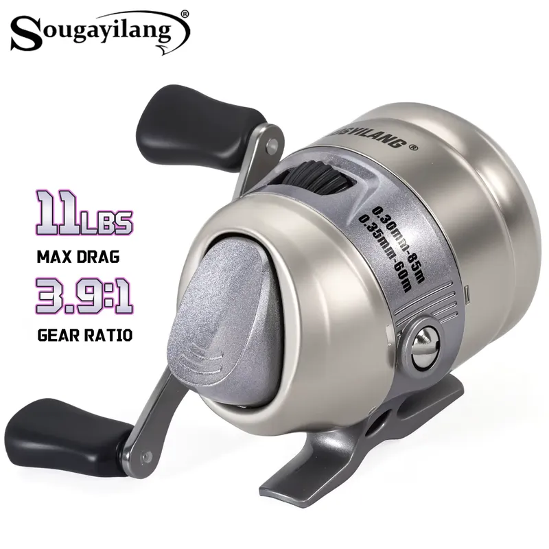 Sougayilang Carretel de Pesca 3.9:1 Estrutura Metal
