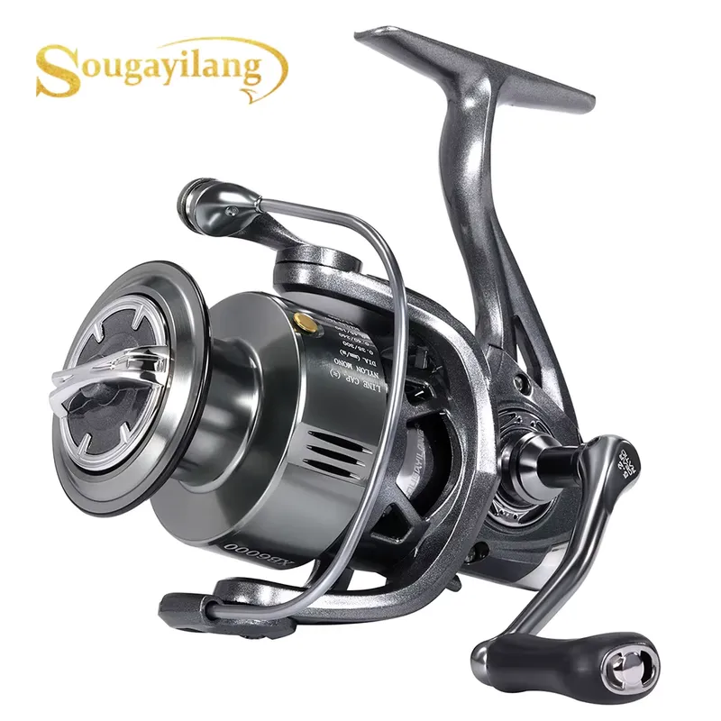 Sougayilang Carretilha de Pesca 5.2:1 Arrasto 10kg