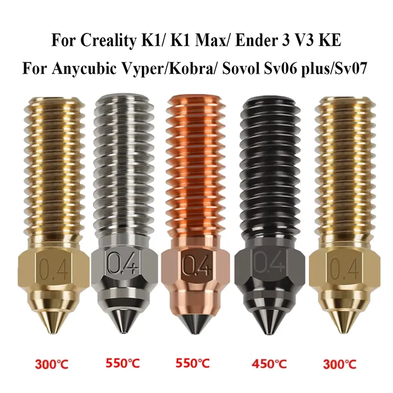 Creality Bico Bimetálico CR-M4 para K1 Max, Ender 3 V3 e Vyper